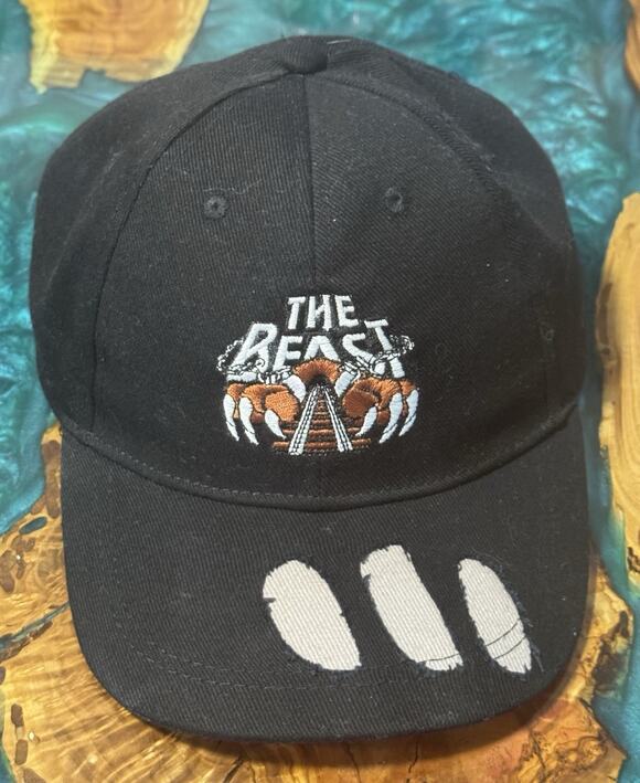 Unbranded Other - Kings Island The Beast Black Strapback Cap Hat, Amusement Parks Theme
